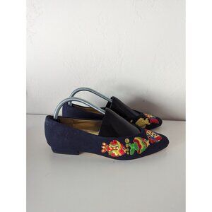 Vintage Amanda Emma Embroidered Kissing Fish Vibrant Design 9.5M